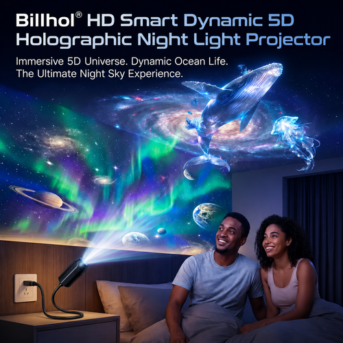 Billhol® 🇦🇺 Night Light Projector 💘 - Smart Holographic Star Projector ⭐